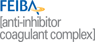 FEIBA [Anti-Inhibitor Coagulant Complex]. Please see Detailed Important Risk Information, including BOXED WARNING on Embolic and Thrombotic events and Full PI.