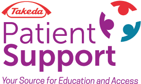 Takeda Patient Support logo.